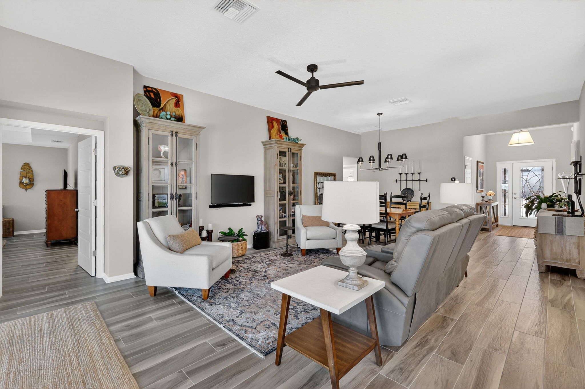 Living and Dining Rooms