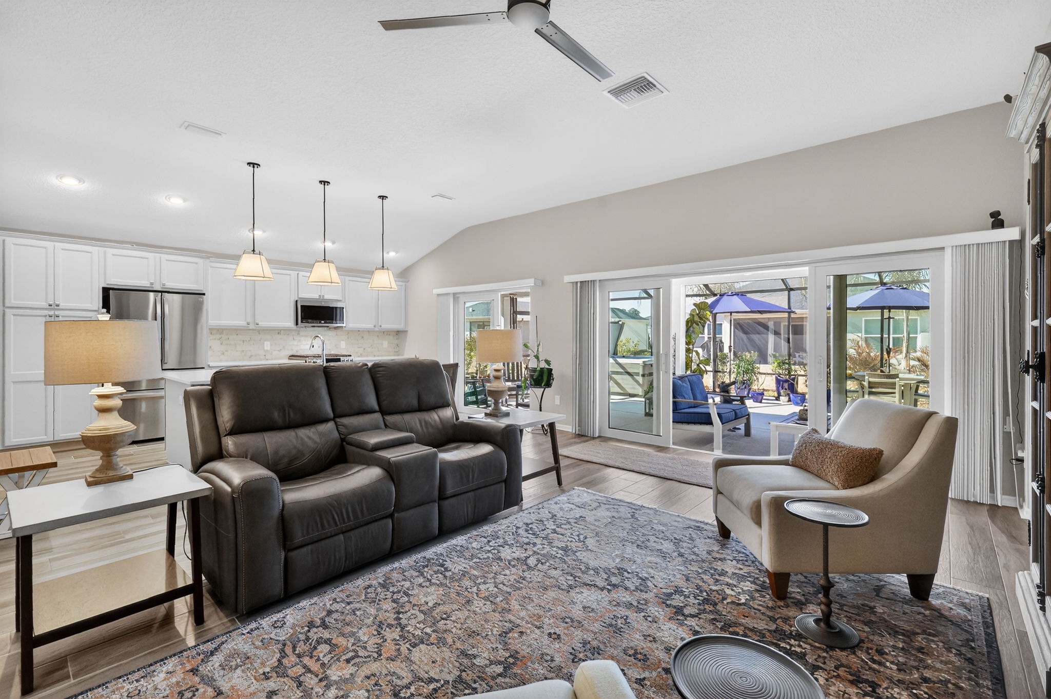 Living Room and Kitchen