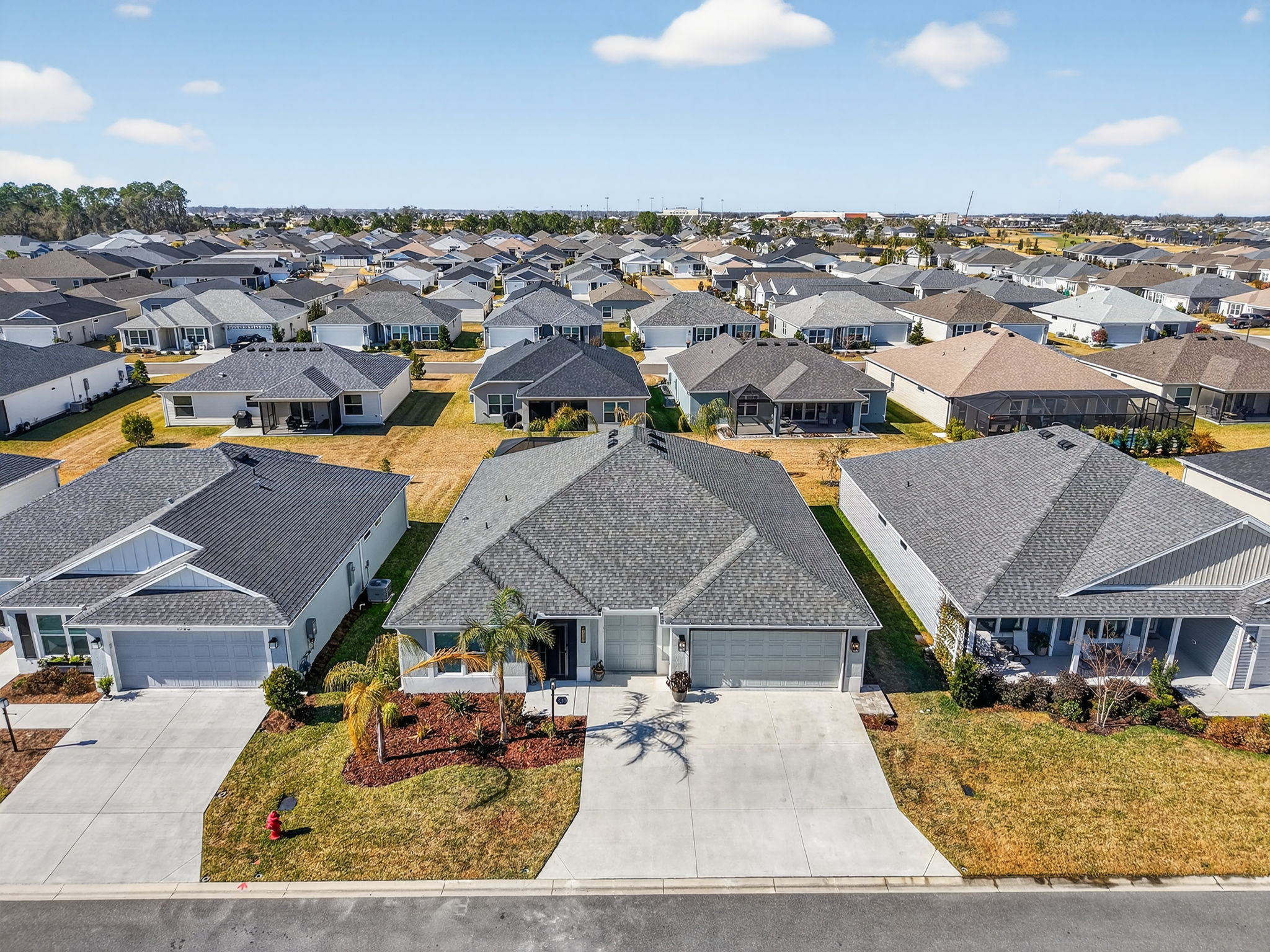 Aerial Front Elevation