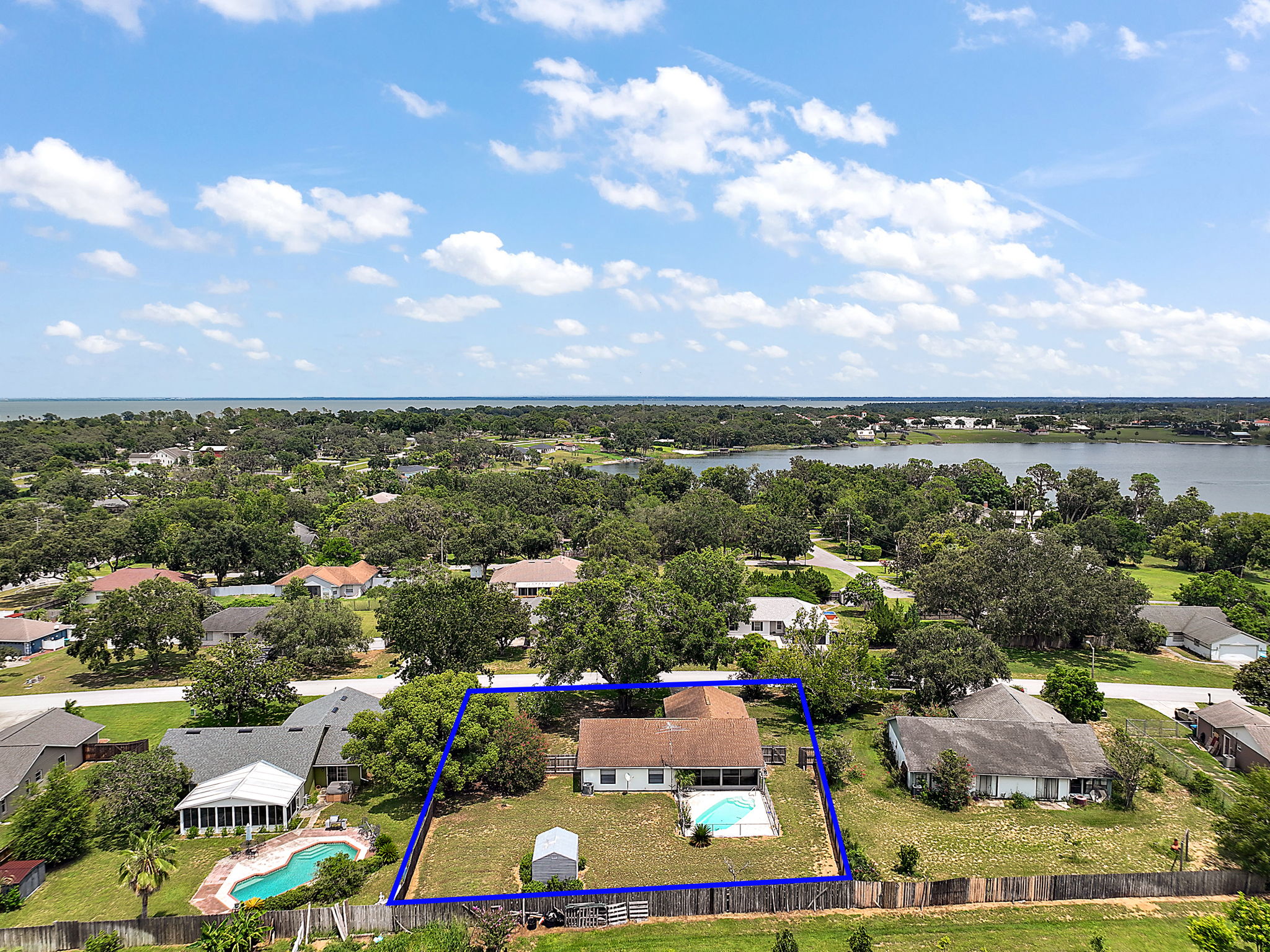 property on 0.3792 acres