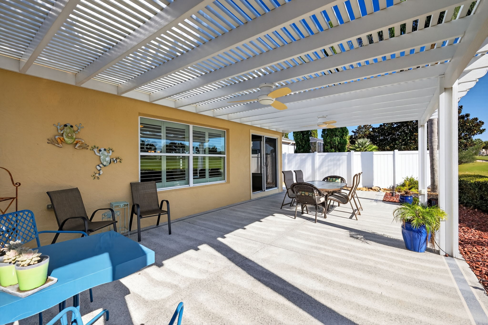 Rear Courtyard with Pergola
