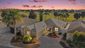 Twilight Front Elevation