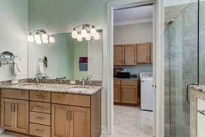 Bath to Laundry Room