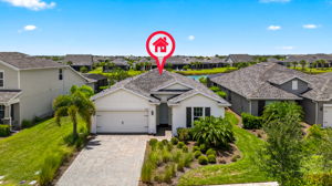 Aerial Front Exterior -Marker