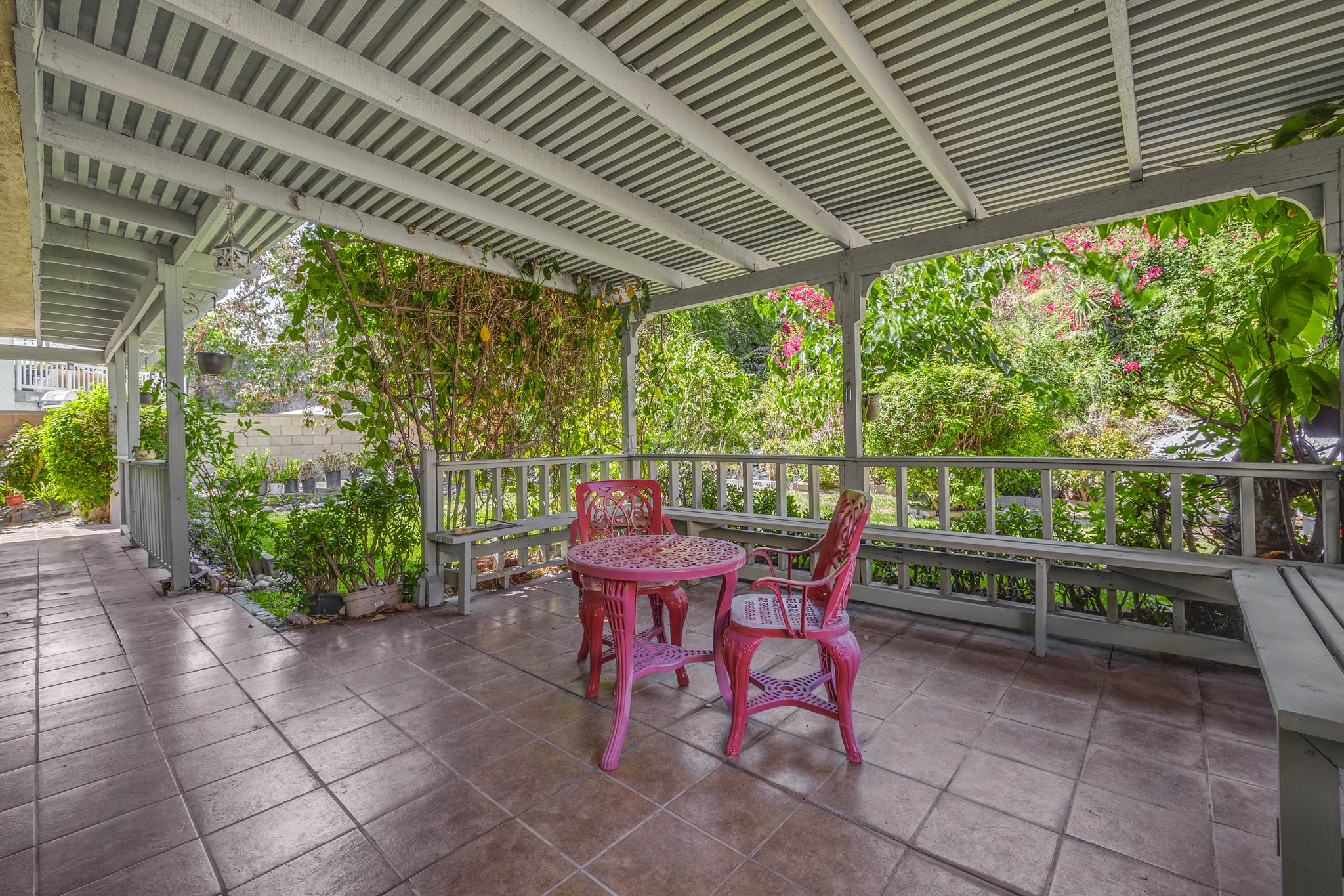 Patio covered