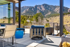 Kiss the Flatirons while lounging and reading a book.