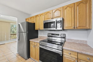 Kitchen with Newer Appliances.