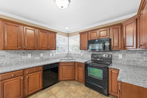 Kitchen with Granite Counters