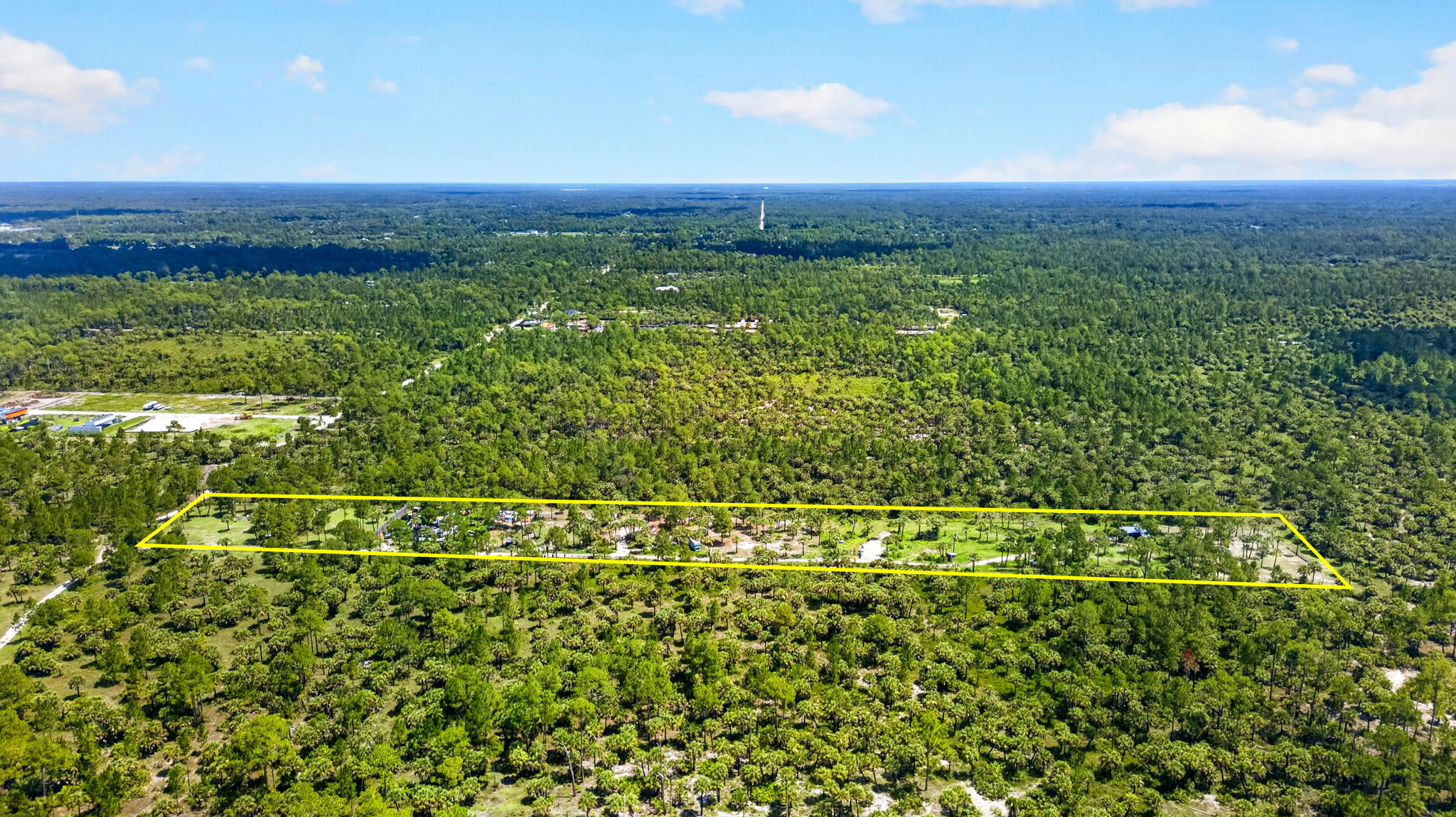 Aerial Side Exterior - lot line