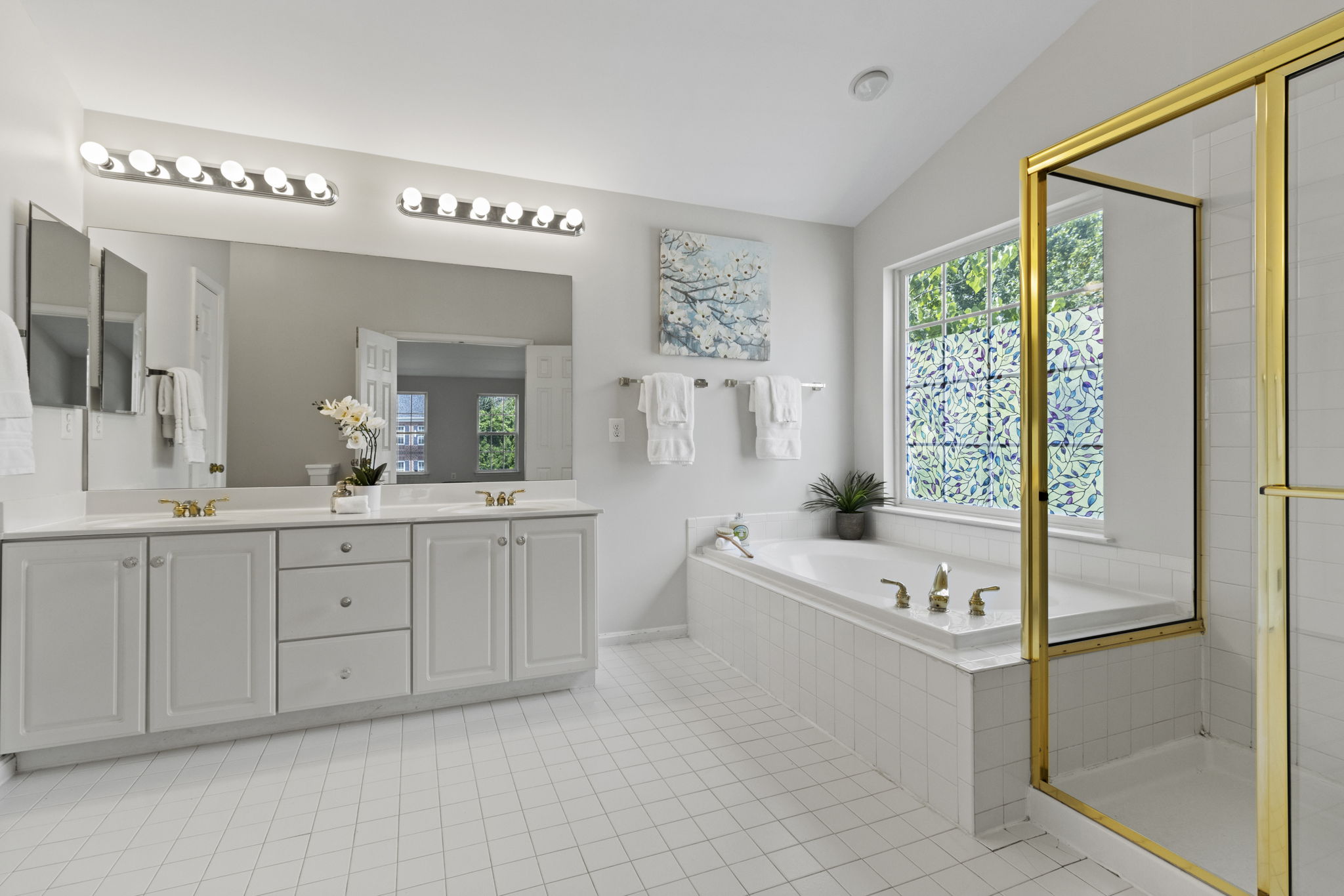 Primary Bath with Dual Vanity