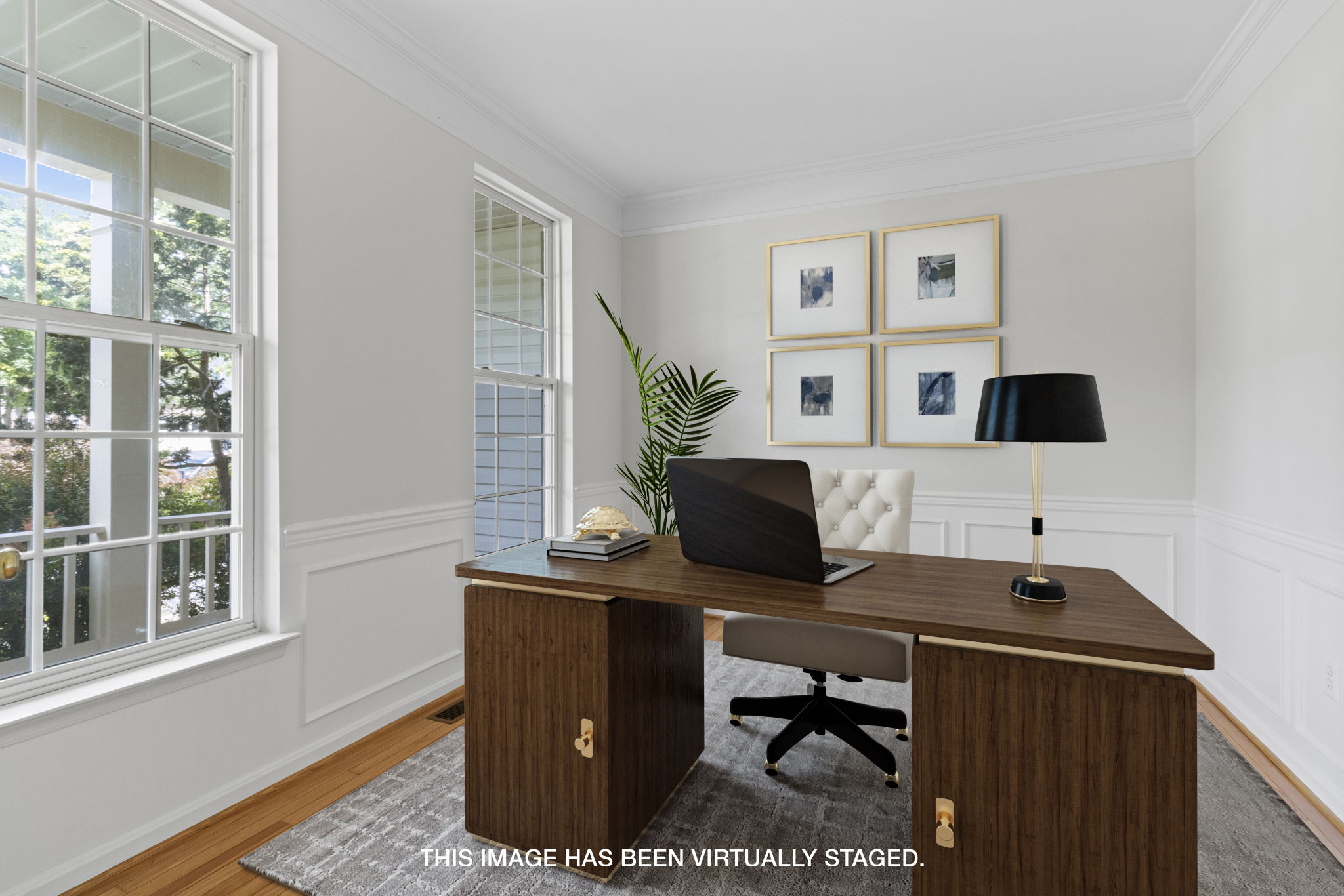Home Office with Natural Light