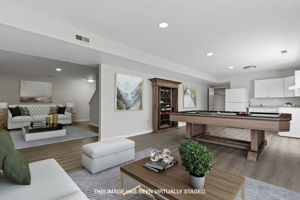 Lower-Level- Kitchen and Living Area