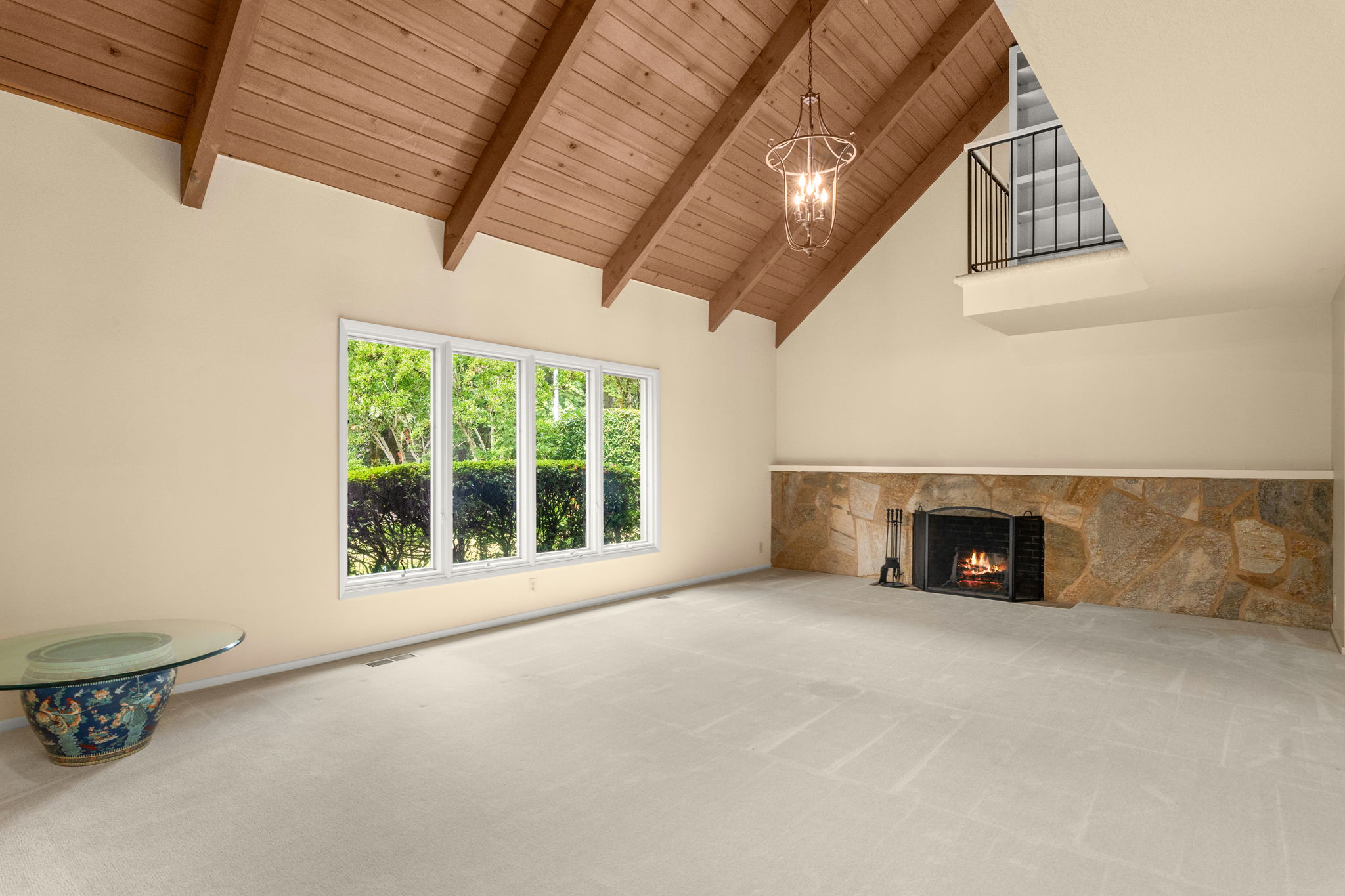 Formal Living Room - Fireplace