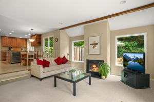View from Family Room/Kitchen