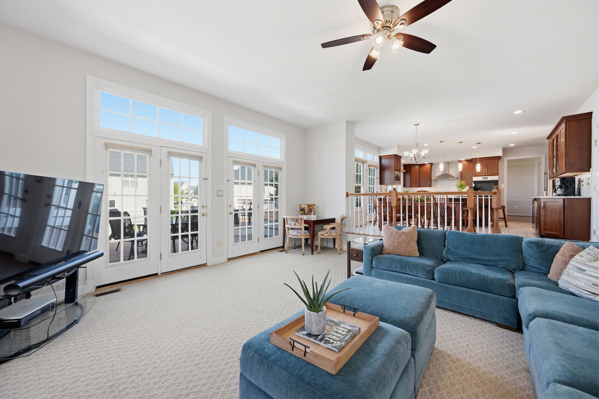 Family Room Reverse with access to Rear Deck