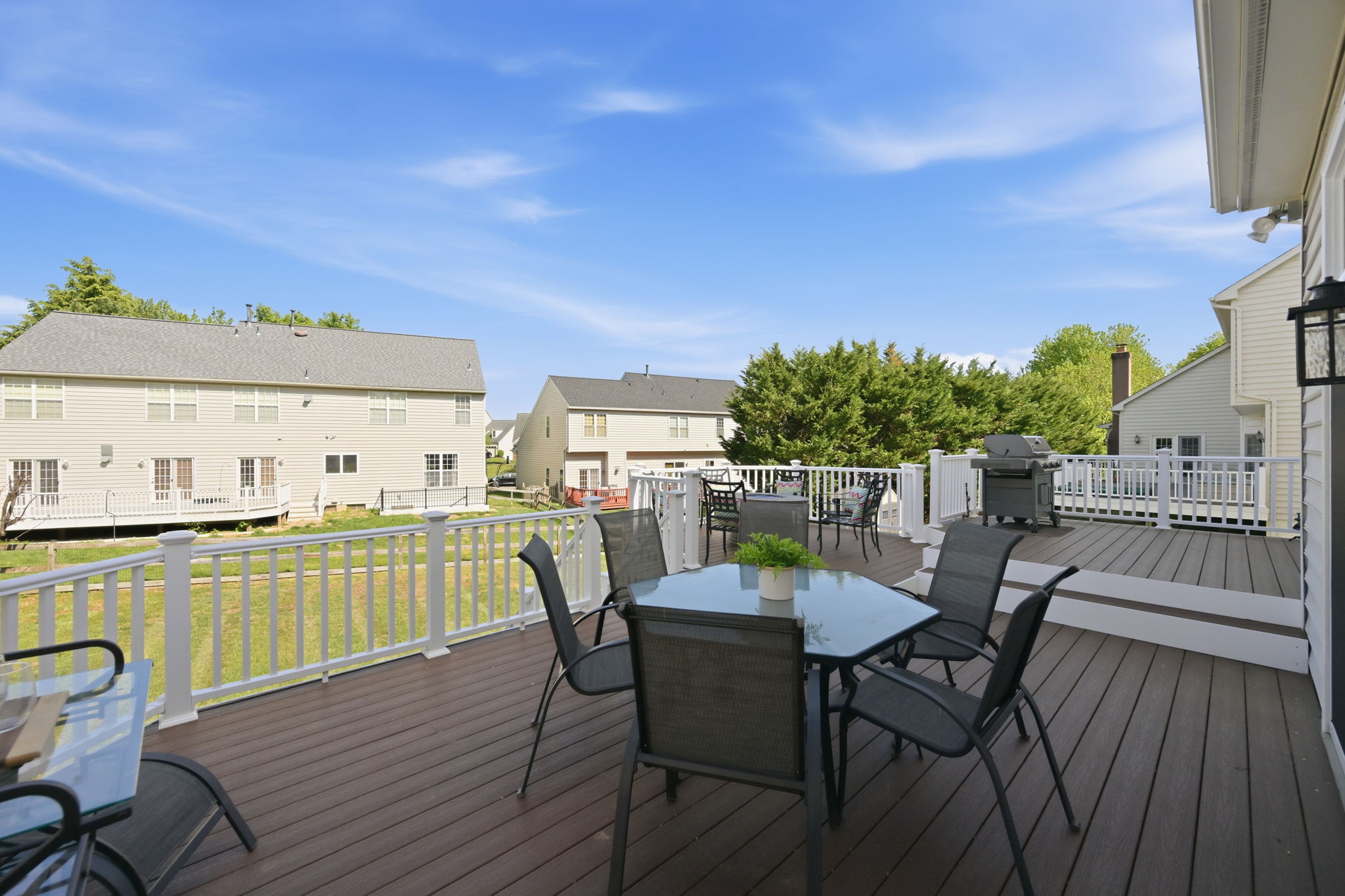 Rear Deck Entertainment Area
