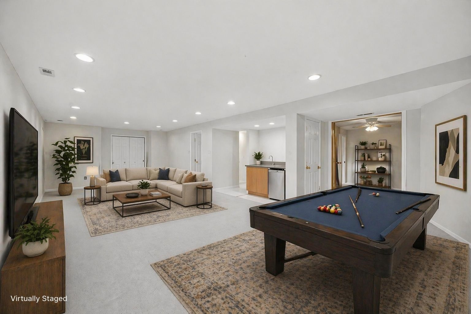 Walk Out Lower Level Recreation Area