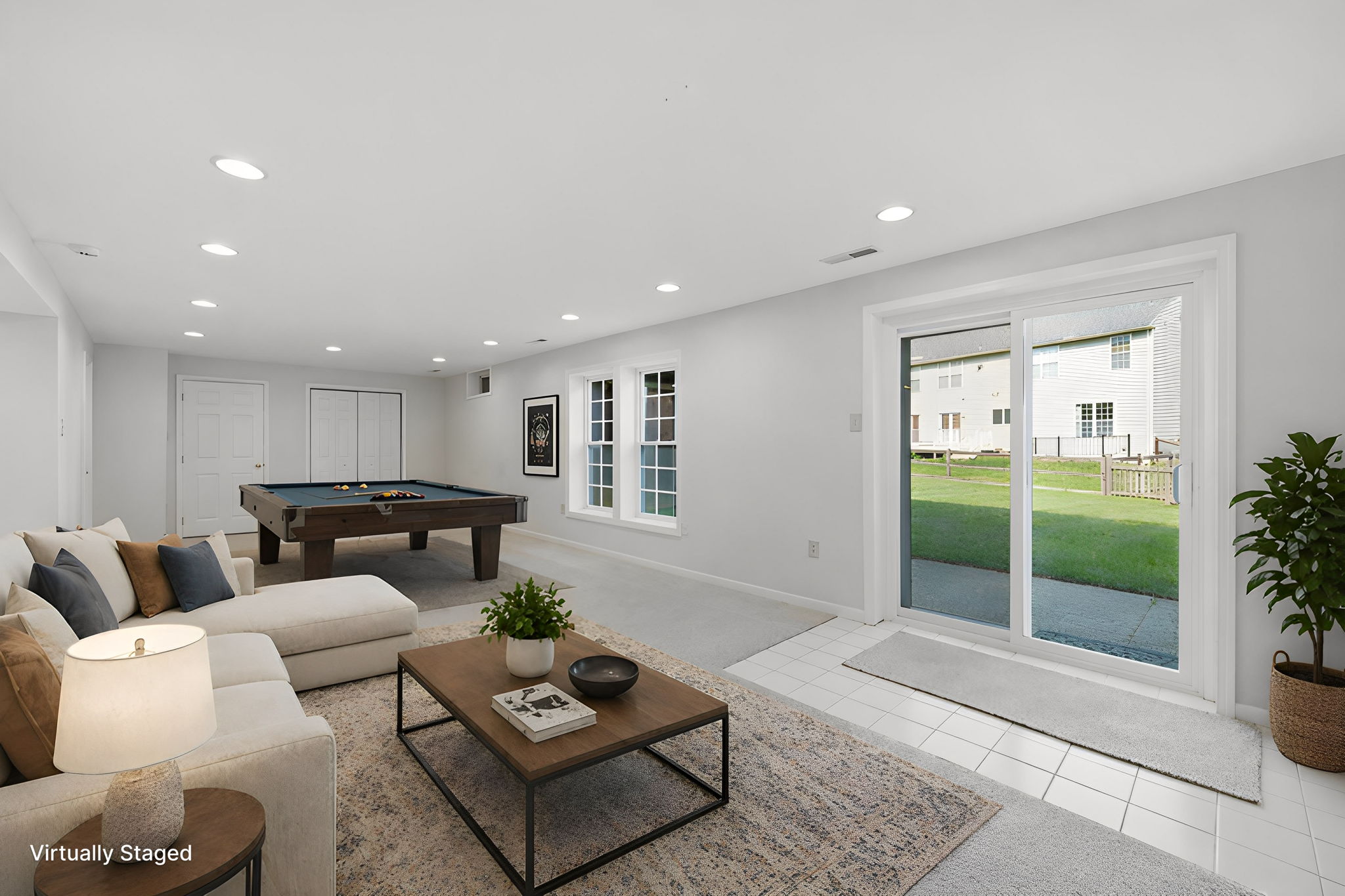 Walk Out Lower Level Recreation Area