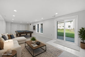 Walk Out Lower Level Recreation Area