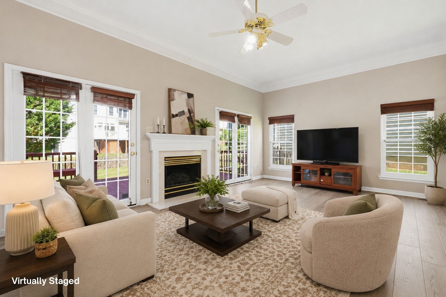 Family Room with Fireplace