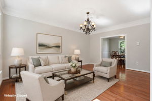 Formal Living Room leading to Dining Room