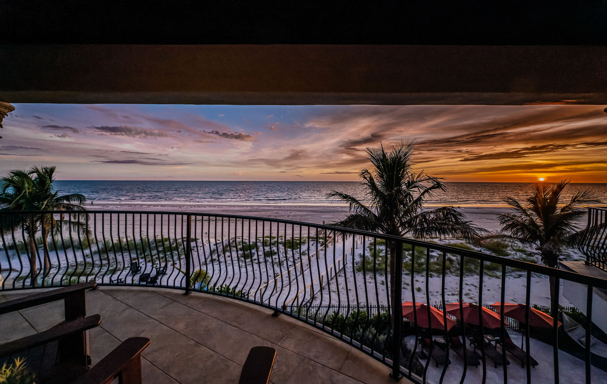 Upper Level Bedroom2 and 3 Balcony Sunset22