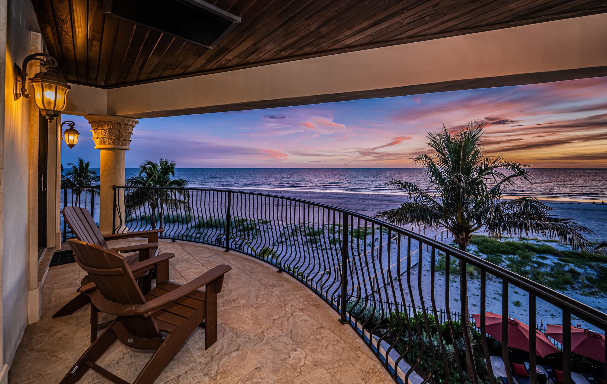Upper Level Bedroom2 and 3 Balcony Sunset31