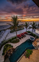 Upper Level Bedroom2 and 3 Balcony Sunset33