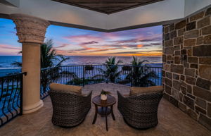 Upper Level Primary Bedroom Balcony Sunset30