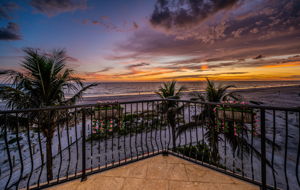 Upper Level Primary Bedroom Balcony Sunset31
