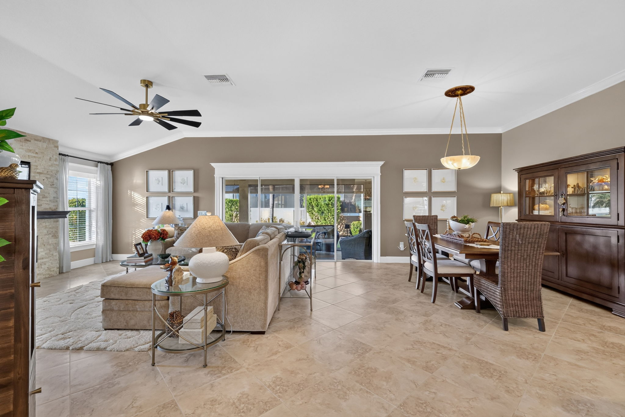 Living and Dining Rooms