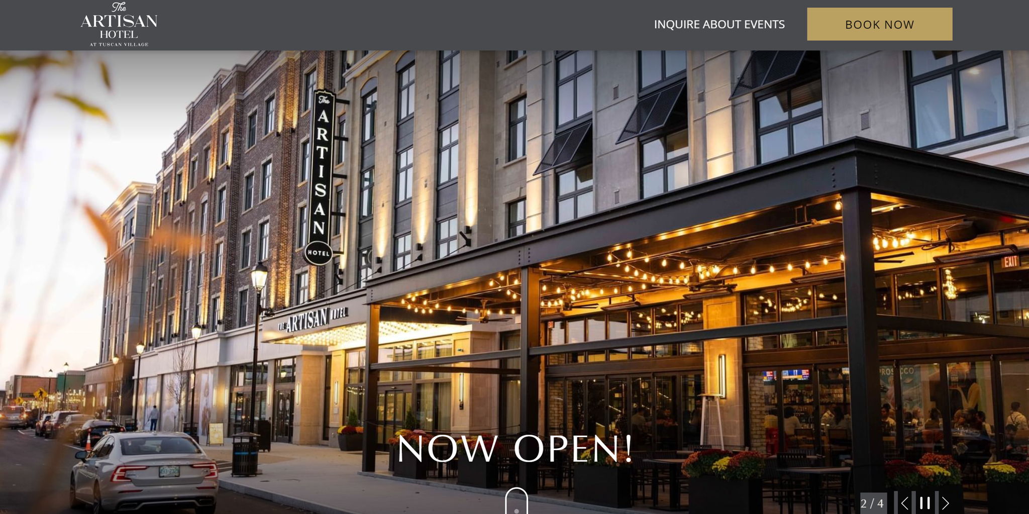 entrance to hotel