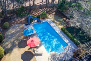 46 Aerial Pool + Back Yard