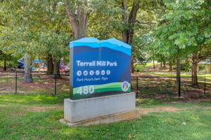 50 Exterior Terrell Mill Park Signage