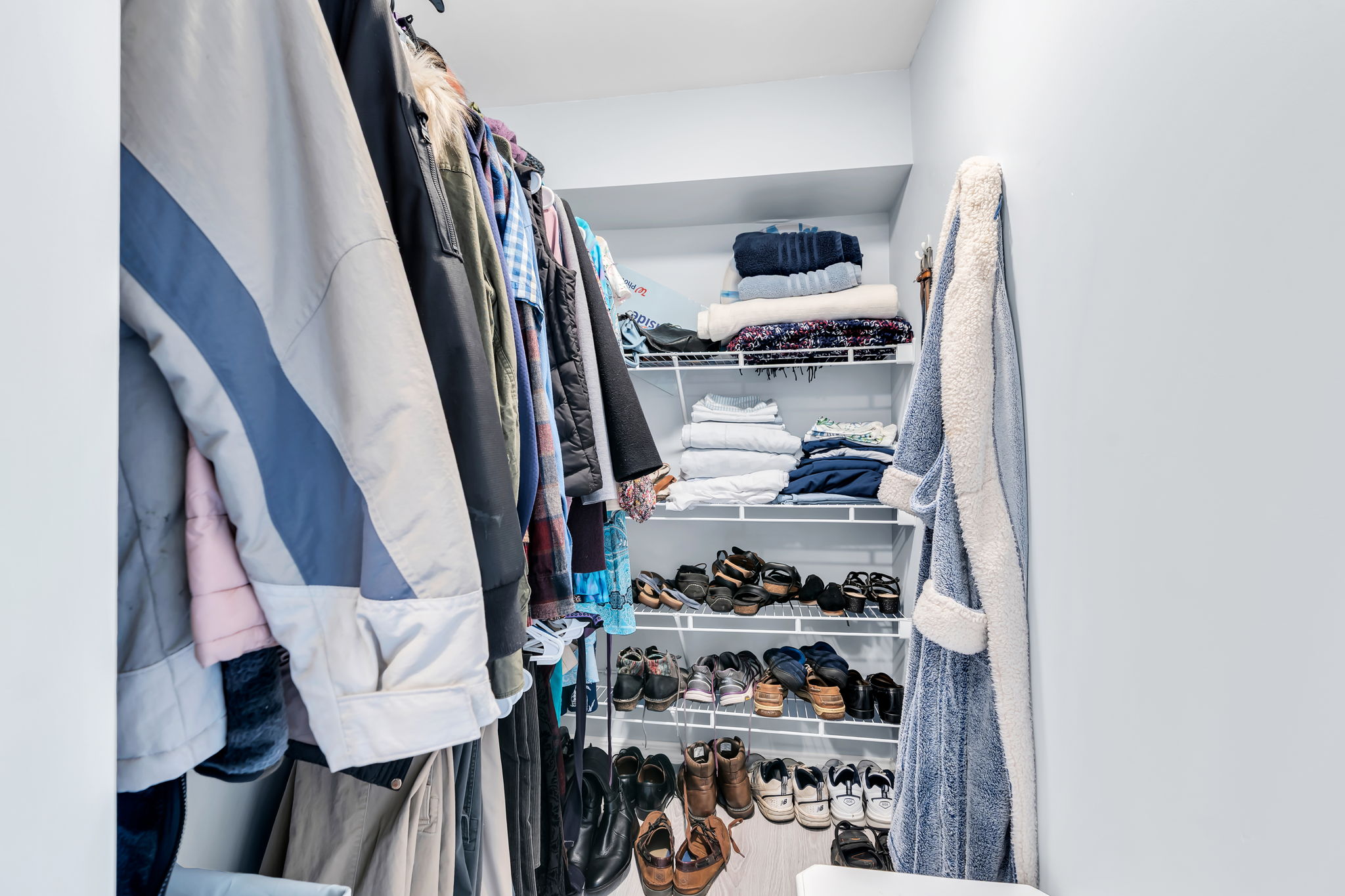 Primary walk-in closet