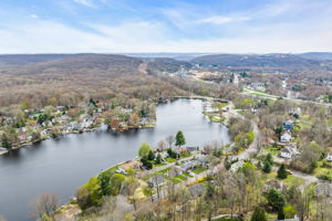 Aerial view to club house