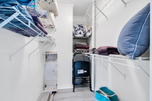 2nd floor walk-in linen closet
