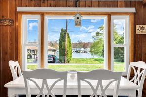 View to waterfront lot