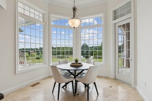 Breakfast Room with Access to Screened Porch & Rear Yard