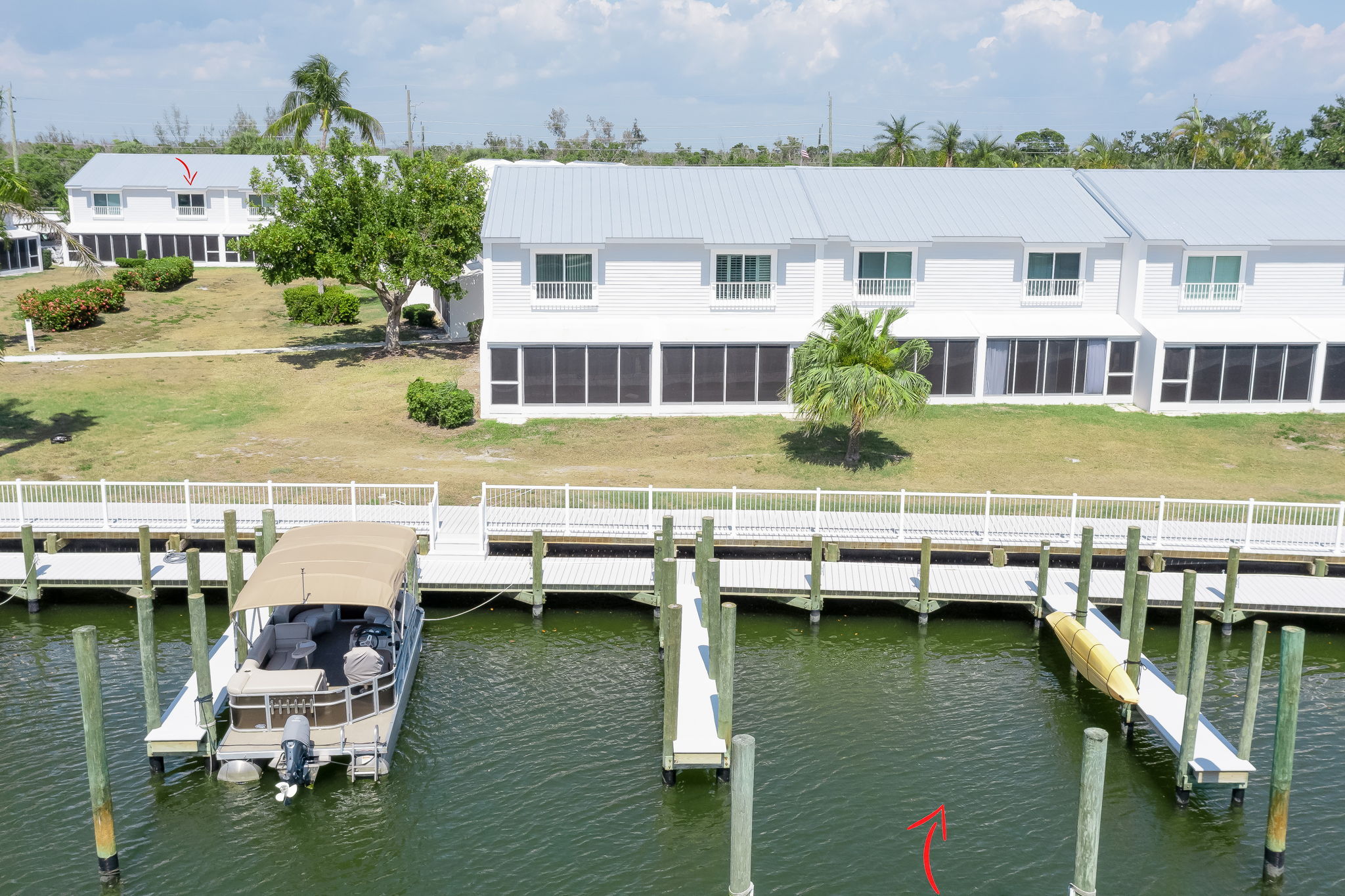 Private boat slip with quick deep water GULF access