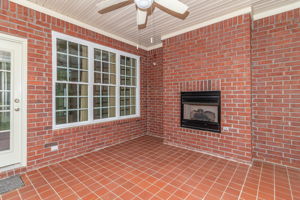 Screened-in Porch W/ Fireplace