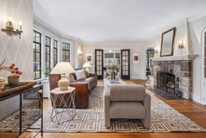 Living Room with view into Family Room