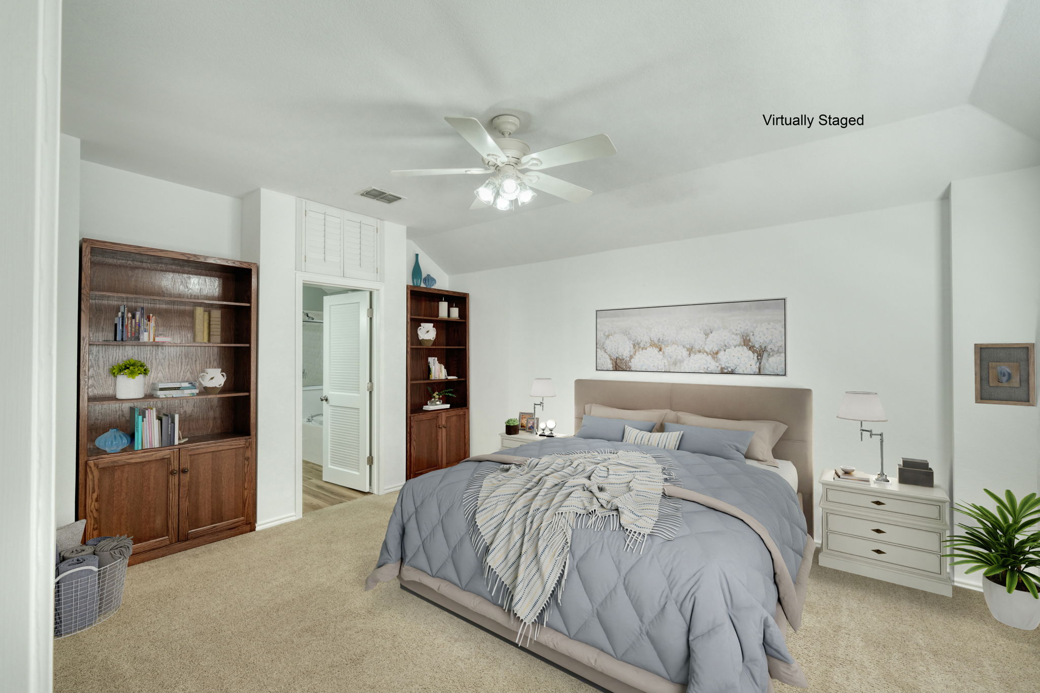 Primary Bedroom Virtually Staged
