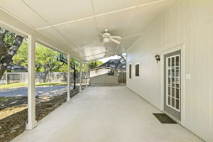 Covered Back Patio