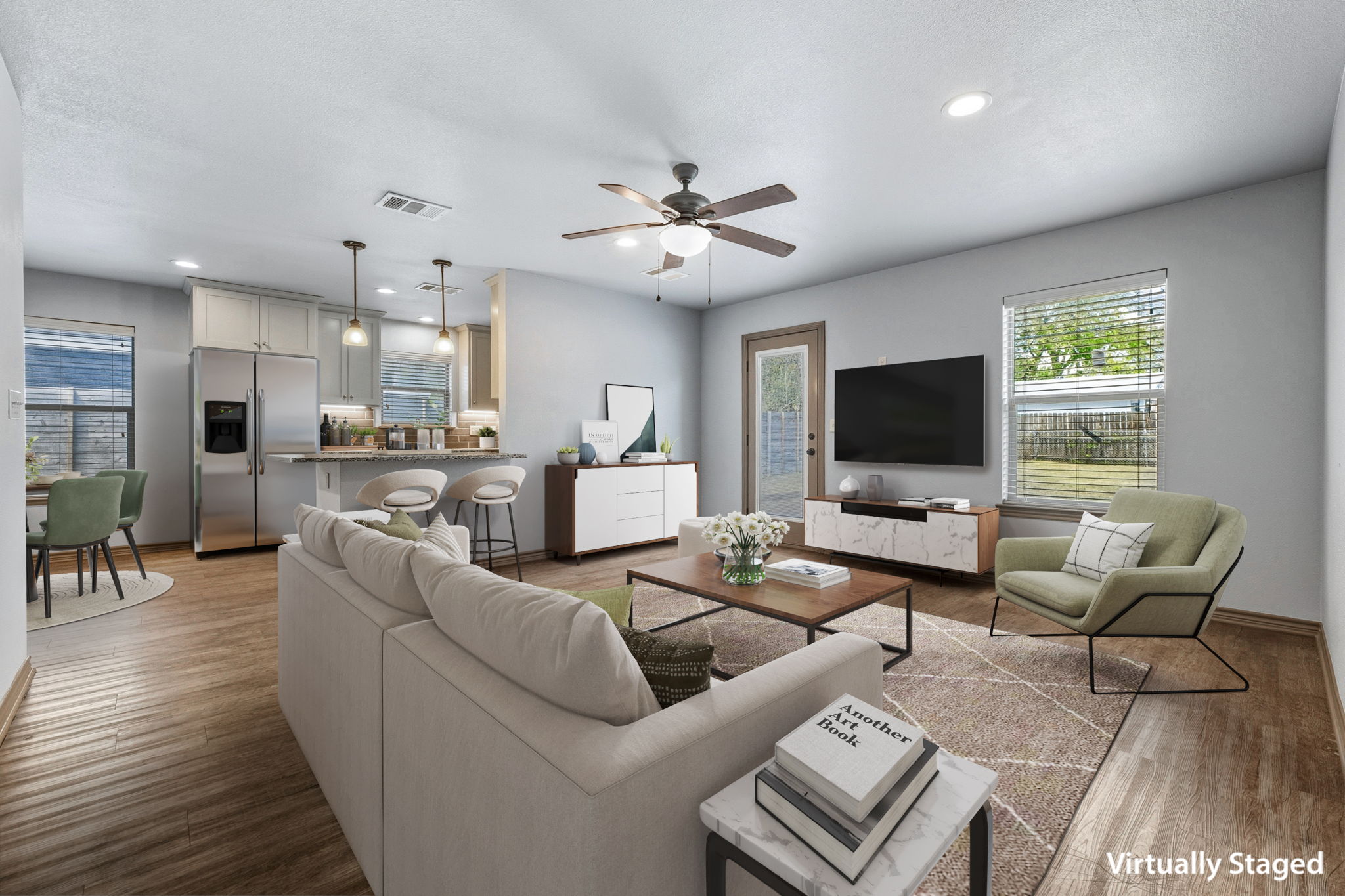 Main Living Area - Virtually Staged