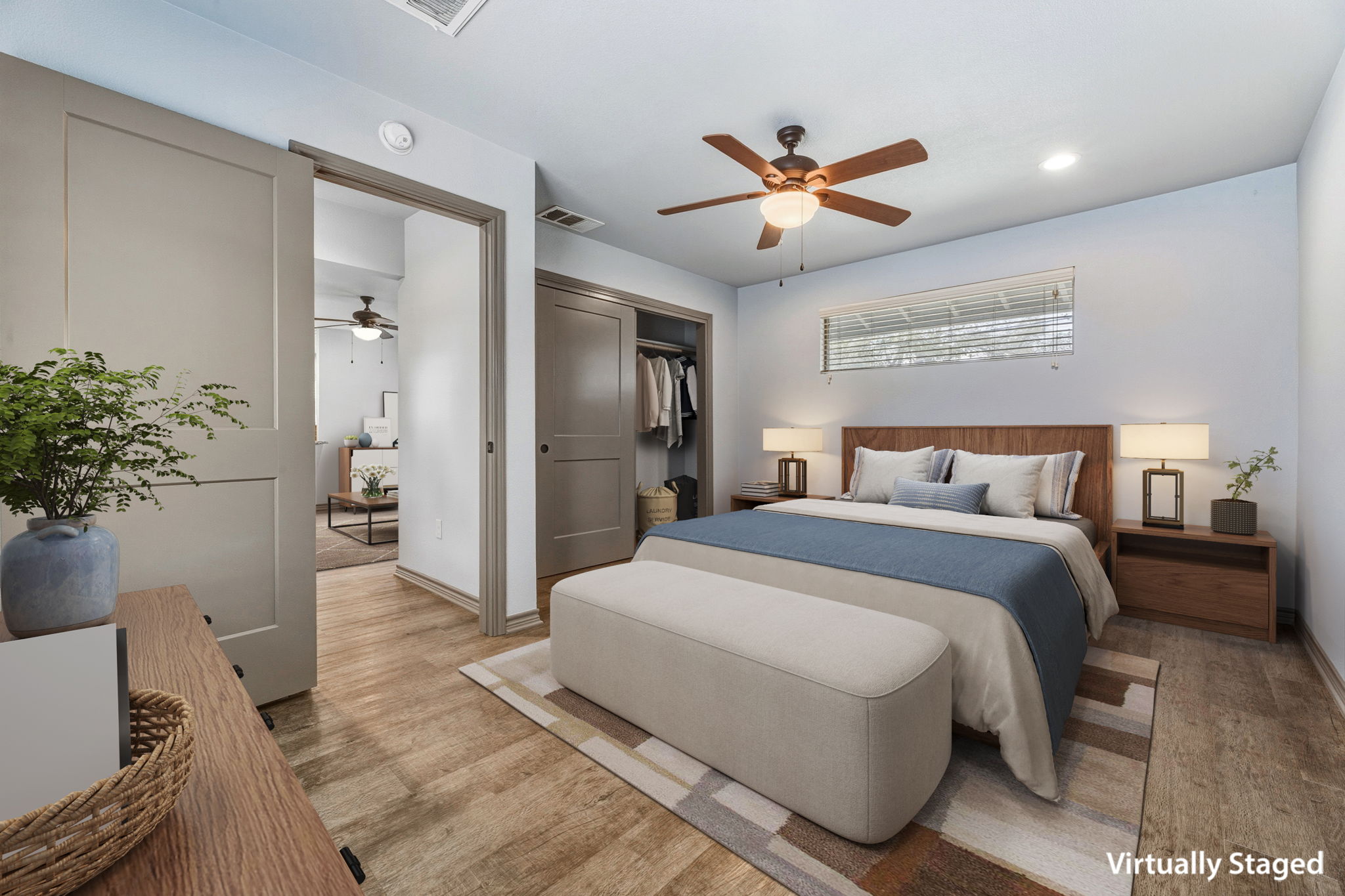Primary Bedroom - Virtually Staged