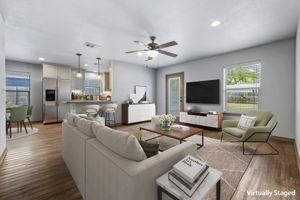 Main Living Area - Virtually Staged