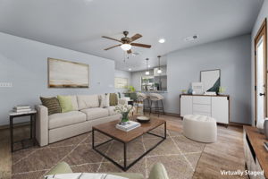Living Room - Virtually Staged