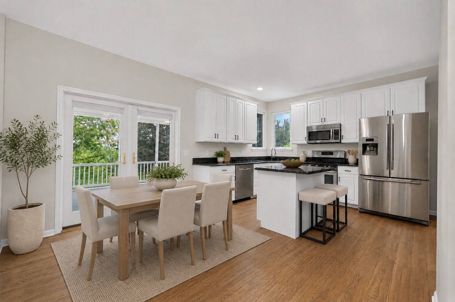 Virtually Staged Kitchen