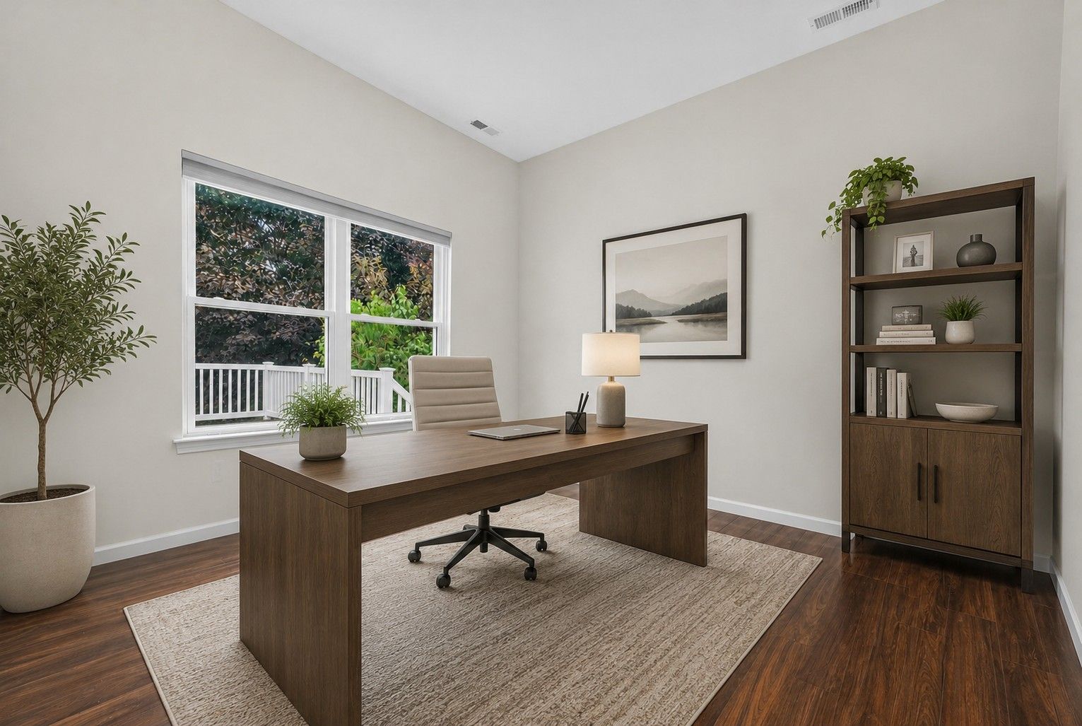 Virtually Staged Office